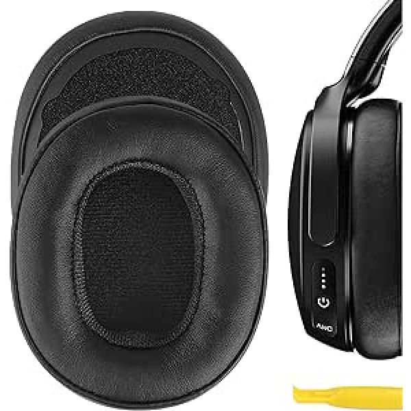 GEEKRIA Earpad Replacement for Venue, Crusher Bluetooth Wireless, Hesh 3 Bluetooth Wireless Headphone/Ear Cushion/Ear Cups/Ear Cover (Black)