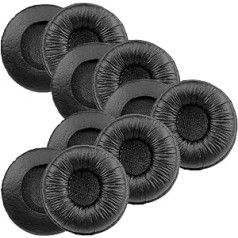 Replacement Ear Pads for Plantronics Headset 50 mm Round Replacement Pads Compatible with Headphones Plantronics HW251N HW510 Blackwire C320 3210 3220 3225 3320 Jabra PRO 920 930 9460 Biz 2300 2400