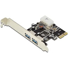 ewent PCI Express Card, USB 3.1, 2 external ports, Silver