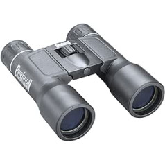 BUSHNELL - Fernglas für Erwachsene – Powerview – 10 x 32 cm – Schwarz – Dachprisma – vollständig behandelt mehrschichtig – ideal zum Wandern – 131032
