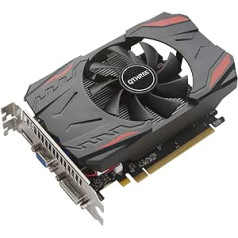 QTHREE Radeon HD 7670 2GB 128-bit GDDR3 HDMI VGA DVI Computer Gaming Video Card for PC, PCI Express x16, DirectX 11, Plug & Play