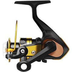 caihuashopping Angelrolle Typ Black Fishing Rolle Alle-Metall Edelstahl Angelrolle Meer Angelköder Doppelwelle Links und rechts Angelrolle Spinnrolle (Size : 4000series)