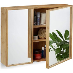Relaxdays Bathroom Mirror Cabinet