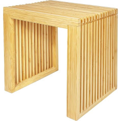 Koretech Bamboo Dining Bench, Wooden Bench for Kitchen, Living Room, Dining Room, Natural Bamboo (17