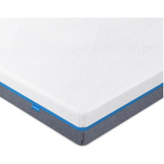 Inofia Sleep Memory Foam Mattress Topper, 7.6 cm, Latexch Mattress Topper for Back Pain, with Removable Cover and Storage Bag, Mattress, Camping and Car Mattress Lying