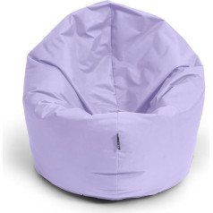 Bubibag 2-in-1 Beanbag Chair with Filling, Size L - XXL - Can be Used as a Teardrop-Shaped Seat or Floor Cushion - Chair / Armchair / Beanbag Chair