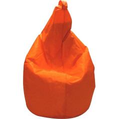 13Casa Plain Bean Bag Orange 80 x 120 x 80 cm