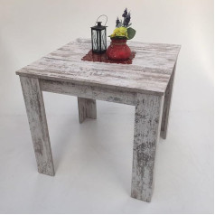 Möbel Sd Dani Canyon Dining Table White Pine 80 x 80 cm