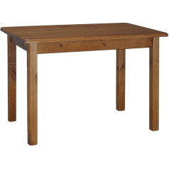 K Koma koma Dining Table Kitchen Table Solid Pine Restaurant 60 x 70 cm Oak Colour