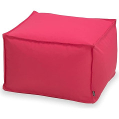 Hock Miami Outdoor Blobby Bean Cube, Approx. 55 x 55 x 35 cm, Water-Repellent (Pink/Pink)