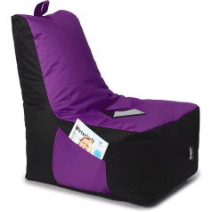 Bubibag Adults’ Children's Giant Beanbag Gamer Bean Bag Indoor Outdoor Bean Bags Gaming Seat Cushion Lounge Floor Bean Bag School Nursery Diameter 80 cm Different Colours