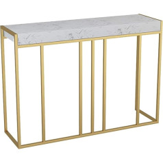Generic Schmaler Konsolentisch Marmor Konsolentisch an der Wand Sofatisch Langer Tisch Wohnzimmer Couchtisch
