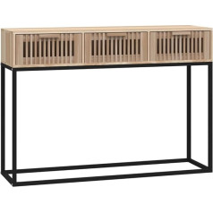 ‎Vidaxl vidaXL Console Table 105 x 30 x 75 cm Wood Material and Iron