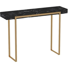 Zzbfhh Konsolentisch, industrieller Eingangstisch, Korridor-Sofatisch, Metallrahmen, Wohnzimmerkorridor, 80 x 30 x 80 cm (Farbe: B)