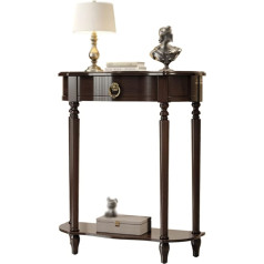Generisch Massivholz Konsolentisch mit Schublade Vintage Hoher Eingangstisch für Wohnzimmer Esszimmer Sehr schmaler Flur Beistelltisch