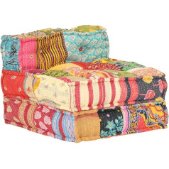 Rongqi Modular Pouffe, Floor Sofa, Patchwork Chair, Mini Sofa, Couch, Sleeping Chair, Patchwork Fabric