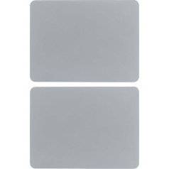 ‎Katolang Children's Placemats Set of 2 Heat Resistant Placemats Washable Silicone Heat Resistant Foldable Non-Slip Anti-scald Bowl Mat Student Drawing Mats Grey