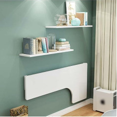 Ayharylh Floating Drop-Leaf Desk, Folding Wall Table, Folding Table, Folding Wall Table, Floating Desk, for Computer Desk, Study Table, Laptop Desk (Colour: Warm White, Size