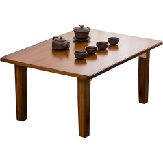Modischer Klapptisch, niedriger Tisch aus natürlichem Bambusstaub, echtes Design, Couchtisch für den Innenbereich, einfache Bedienung, Nan Bamboo/60 cm * 40 cm * 27 cm, Feito NA China, komf
