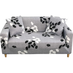 Arnty Sofa Covers, Modern Elastic Sofa Cover, Stretchy 1/2/3/4-Seater Couch Cover, Non-Slip, Flower Print, Furniture Protector