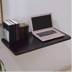 wandklapptisch klapptisch Wand wandtisch klappbar, Schwimmender Wandtisch aus Massivholz, klappbarer Computertisch, multifunktionaler Küchen-Esstisch, Werkbank, mit komplettem Zubehör, 18 Gr