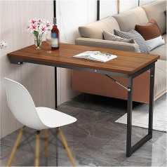 Wall Mounted Drop Leaf Table, Folding Dining Table, Floating Laptop Desk, Fold-Down Work Table, Folding Workbench, Home Office Desk