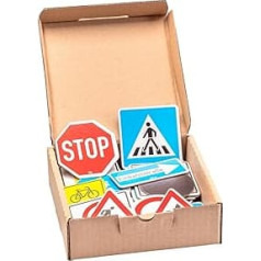 WISSNER® aktiv lernen - 64 magnetische Verkehrszeichen - MAG-Pap°