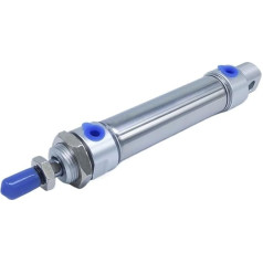 Pneumatischer Luftzylinder, 32 mm Bohrung, 200 mm Hub, Edelstahl, MA32 x 200, 1 Stück