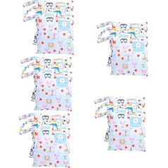 Toyvian 15 Stk Aufbewahrungstasche waschbare Windeln für Babys tragbare Wickeltasche aufbewahrungssack storage pockets Aufbewahrungsbeutel für Babywindeln Kindergarten Wickeltasche Pads