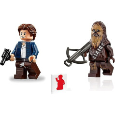 LEGO Star Wars Mini Figures Combo - Han Solo & Chewbacca with Weapons (20th Anniversary Edition), Pack of 10