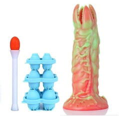 Nothosaur ZERGER Spur Ovipositor Dildo with Gelatin Egg Shapes, Fantasy Dildo, Dildo, Plug, Adult Sex Toys, 23.5 cm, L