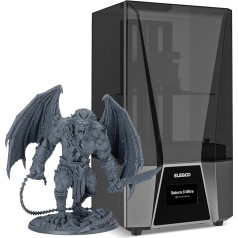 ELEGOO Saturn 3 UItra MSLA Resin 3D Printer, Resin 3D Printer with 10 Inch 12K Monochrome LCD, Wi-Fi Transmission, ACF Release Liner Film, 3D Printer of Large Print Size 218.88 x 122.88 x 250 mm³