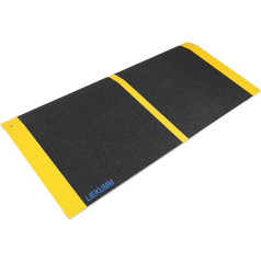 LIEKUMM 40 x 80 cm Door Threshold Ramp, up to 300 kg, Lightweight Loading Ramp Threshold Ramp with Non-Slip Surface, Kerb Ramp for Door, Stairs, Steps