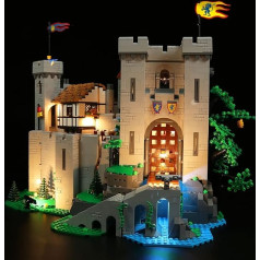 LED Light Set for LEGO Lion Knight Castle, LED Lighting Kit for Lego 10305 Lion Knight Castle 90 Years - Models Not Included, Light Set Only (Standard Version)