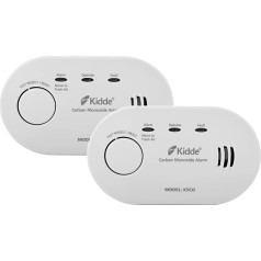 Kidde Lifesaver Carbon Monoxide Alarm 5CO Twin Pack by LIFESAVER