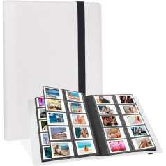 400 Pockets Photo Album for Fujifilm Instax Mini Camera, Polaroid Camera, for Fujifilm Instax Mini 11 12 9 40 Evo Liplay 8 7+ Instant Camera, Photo Album for Polaroid Kodak HP Zinc 2 x 3 Inch Photo