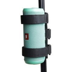 Hermitshell Bluetooth Speaker Mount for Golf Cart Accessories Railing Bike Adjustable Strap for JBL FLIP/OontZ Angle/Anchor/Doss/AOMAIS/Sony XB 22.31/Bose Most Speaker (S)