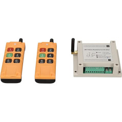 Sxhlseller Remote Control Radio Switch Receiver for Electric Lifting Platforms of Industrial Channels, Transmitter Receiver with 6 Buttons, for Lifting Howers