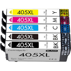 Cartridgeify 405XL Printer Cartridges Compatible with Epson 405 405XL Cartridges Multipack (5-Pack) for Workforce Pro WF-3820DWF WF-4820DWF WF-4830DTWF, Workforce WF-7310DTW WF-7830DTWF WF-7840DTWF