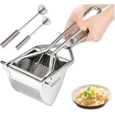 KENNOE Potato Press and 2 Whisks (Potato Press and 2 Whisks)