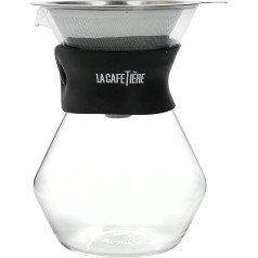 La Cafetiere Glass Carafe and Coffee Dripper Set 3 Cups in Gift Box