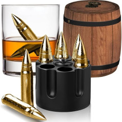 Dad Men's Gifts Whisky Stones - Whiskey Father's Day Gifts for Men, Love Birthday Men's Day Gifts Men's Day Stainless Steel Ice Cube Cartridges for Partner Husband Father Women