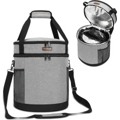 Slow Cooker Bags, Crockpot Bags, Carrier for 6-8 Quart Instant Pot, Double Layer Instant Pot Travel Carrier with Top Zip Compartment (X-Large)