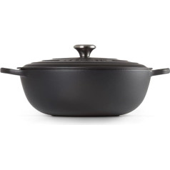 Le Creuset Signature La Marmite Cast Iron Casserole Dish with Lid Diameter 26 cm Round Suitable for All Hobs and Inductions Volume: 4.1 Litres., 32 cm