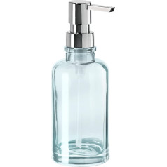 Oggi 12oz Round Glass Lotion Soap Dispenser Kitchen Bathroom Soap Dispenser