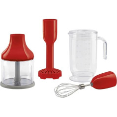 Smeg HBAC11RD Accessories Hand Blender Set of 4 Red
