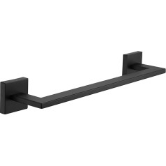 Beelee Towel Rail BA2031B-40 Bathroom Kitchen Towel Rail SUS304 Stainless Steel Wall Mounted Black