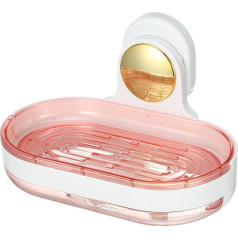 VOCOSTE Shower Wall Soap Holder Bathroom Kitchen Pink
