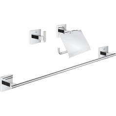 GROHE Start Cube 41124000 Bathroom Set 3-in-1 Concealed Fixing Metal Durable Chrome