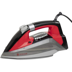 Singer 220434104 STEAMLOGIC 7061 Steam Iron Red, Black 3100W, Small